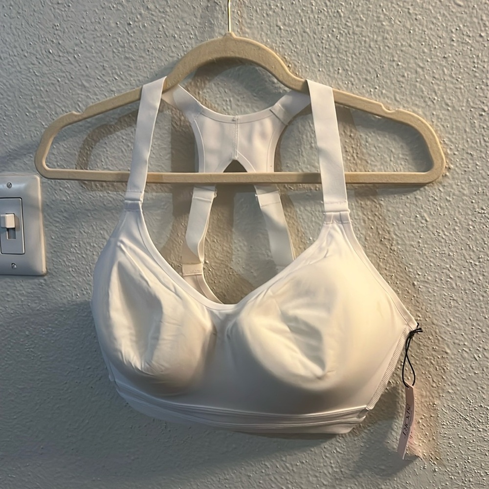 White Sports Bra